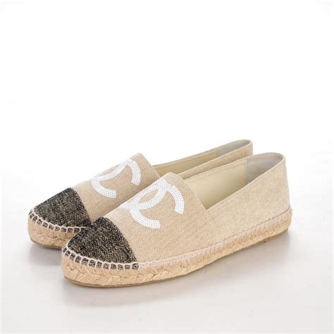 prix espadrille chanel en toile|espadrilles chanel shop.